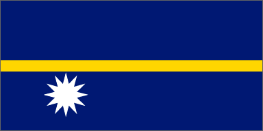 Nauru National Flag Sewn Flags - United Flags And Flagstaffs