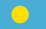 Palau National Flag Printed Flags - United Flags And Flagstaffs