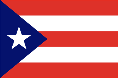 Puerto Rico National Flag Printed Flags - United Flags And Flagstaffs