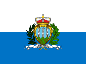San Marino (State) National Flag Sewn Flags - United Flags And Flagstaffs
