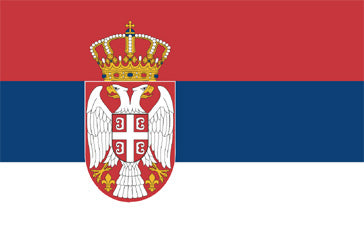 Serbia (State) National Flag Printed Flags - United Flags And Flagstaffs