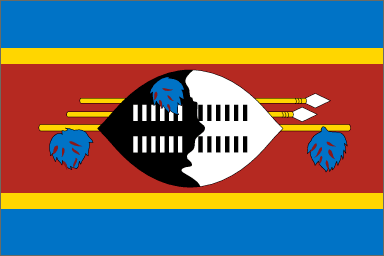 eSwatini (Swaziland) National Flag Printed Flags - United Flags And Flagstaffs