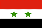 Syria National Flag Sewn Flags - United Flags And Flagstaffs