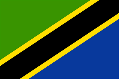 Tanzania National Flag Printed Flags - United Flags And Flagstaffs