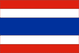 Thailand National Flag Sewn Flags - United Flags And Flagstaffs