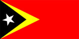 East Timor National Flag Sewn Flags - United Flags And Flagstaffs