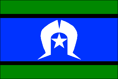 torres Strait Islander National Flag Sewn Flags - United Flags And Flagstaffs