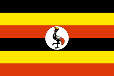 Uganda National Flag Printed Flags - United Flags And Flagstaffs