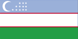 Uzbekistan National Flag Printed Flags - United Flags And Flagstaffs