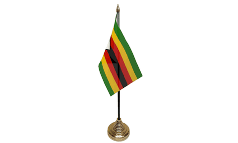 Zimbabwe Table Flag Flags - United Flags And Flagstaffs